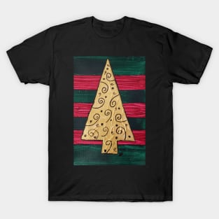 Golden Tree Swirls T-Shirt